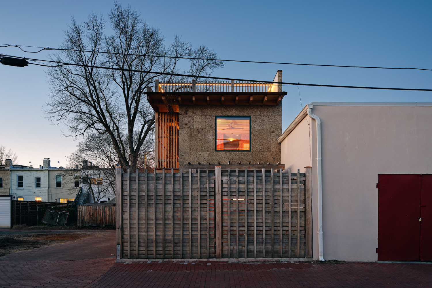 Cork Countertops, Insulation & Facade - Overbeck Alley House -&nbsp; DC