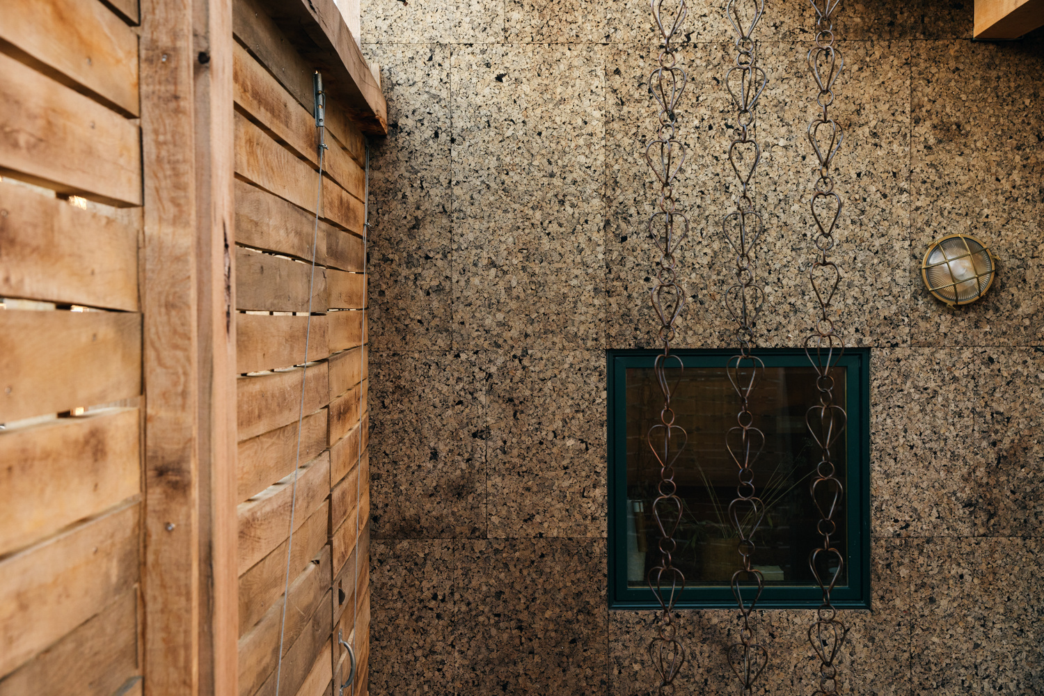 Cork Countertops, Insulation & Facade - Overbeck Alley House -&nbsp; DC