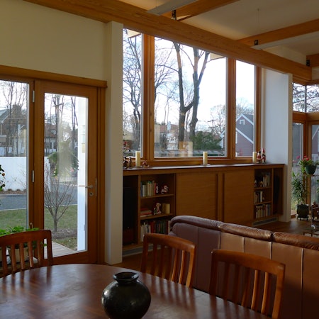 Prospect Street - Bildau & Bussmann Windows and Doors - Dining Area and Living Room