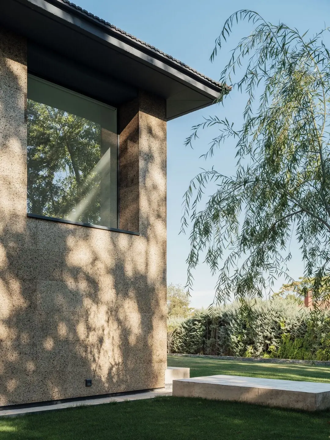 The Three Little Pigs Cork House - Amorim Cork Facade - Madrid, Spain