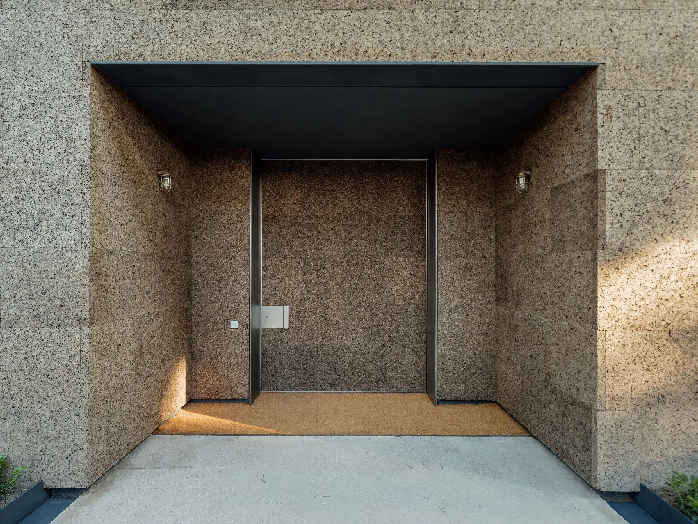 The Three Little Pigs Cork House - Amorim Cork Facade - Madrid, Spain