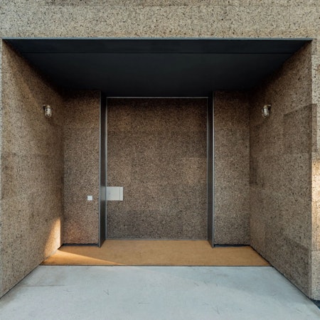 The Three Little Pigs Cork House - Amorim Cork Facade - Madrid, Spain