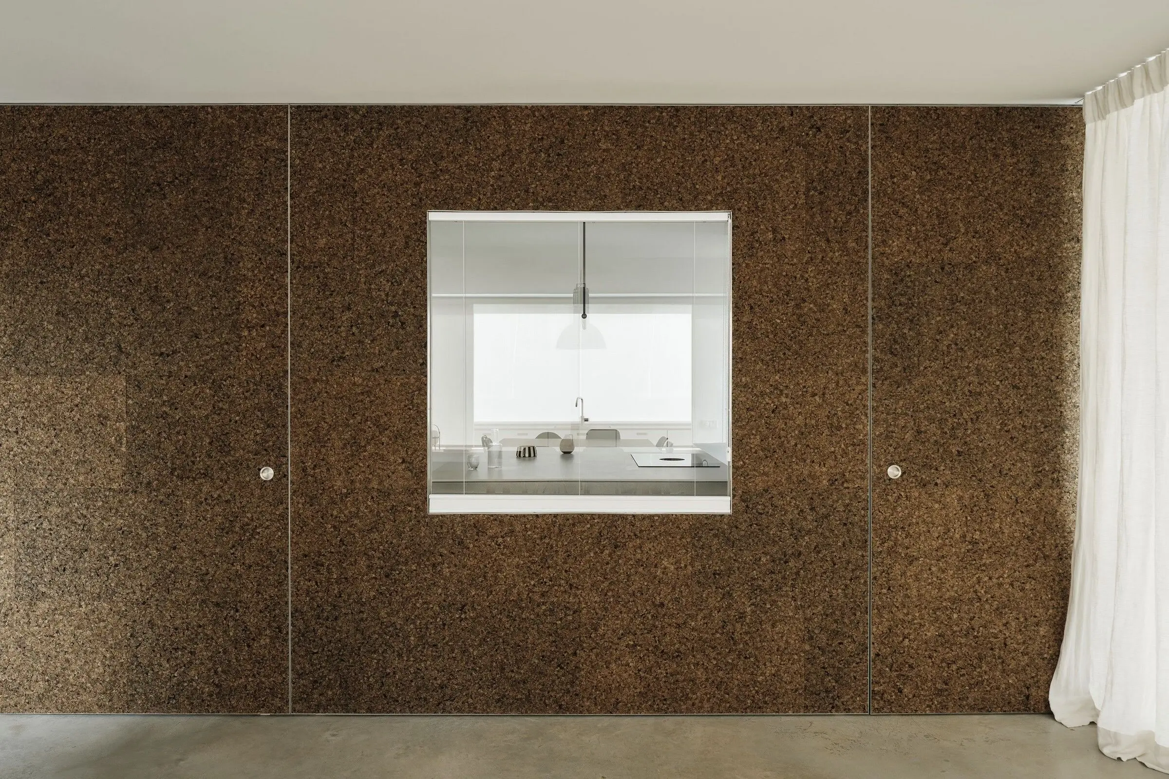 The Three Little Pigs Cork House - Amorim Cork Facade - Madrid, Spain