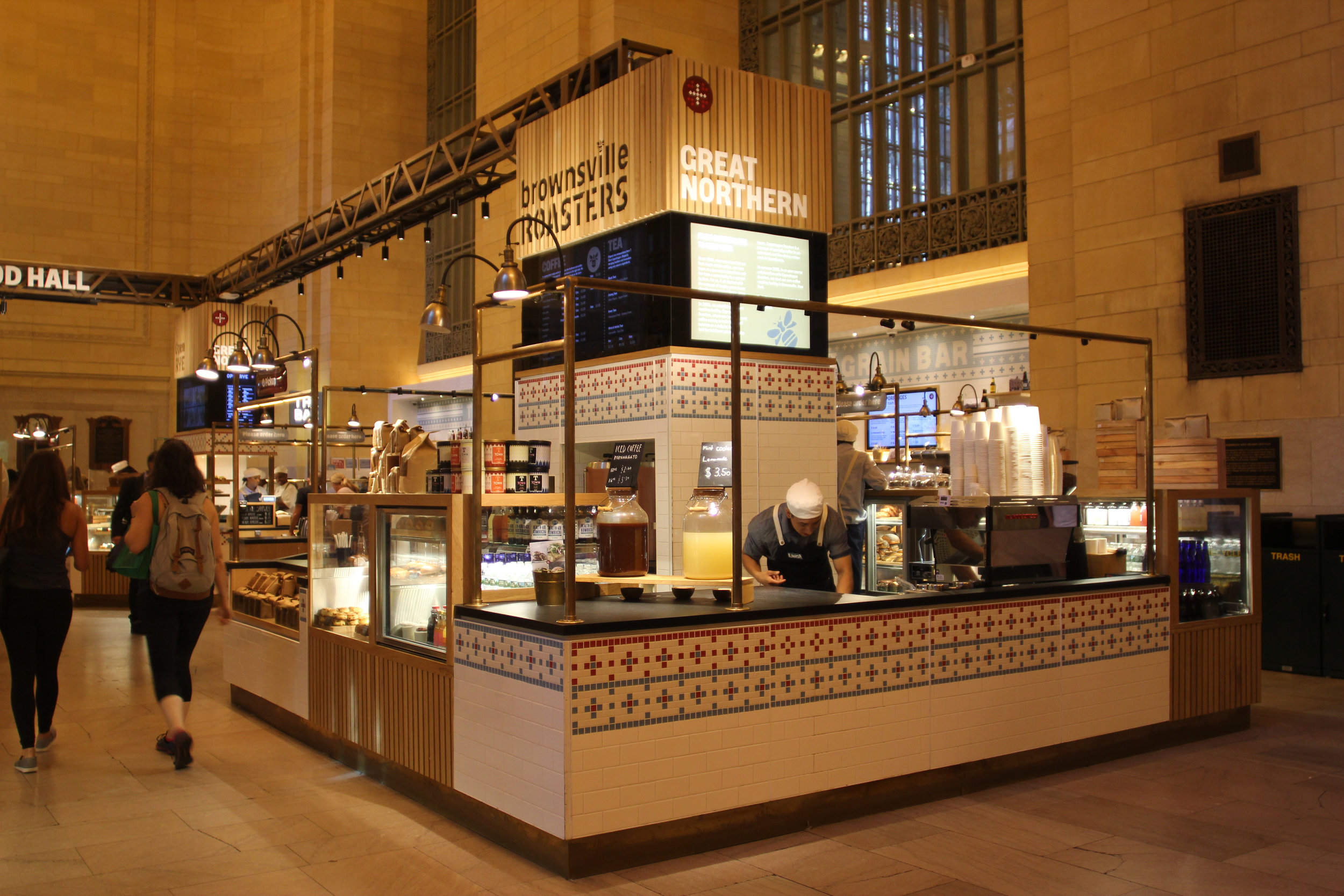 Richlite Countertops at Great Northern Food Hall in Grand Central Station