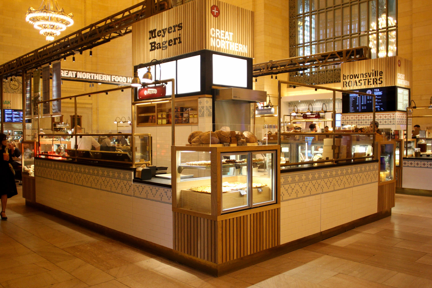 Richlite Countertops at Great Northern Food Hall in Grand Central Station