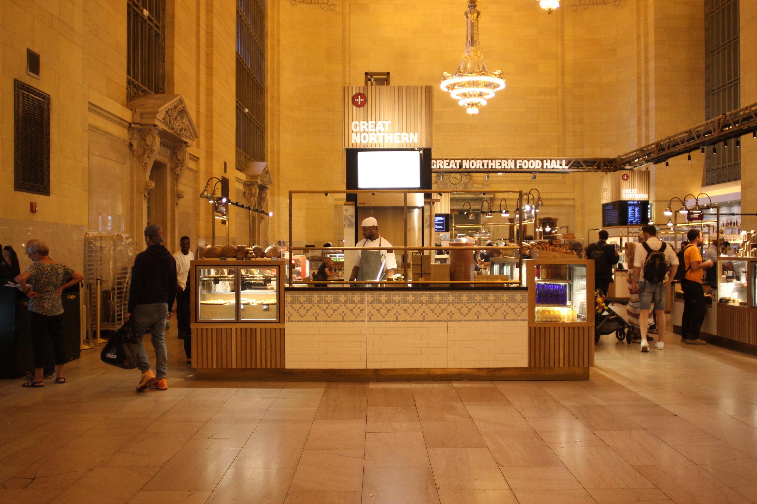 Richlite Countertops at Great Northern Food Hall in Grand Central Station