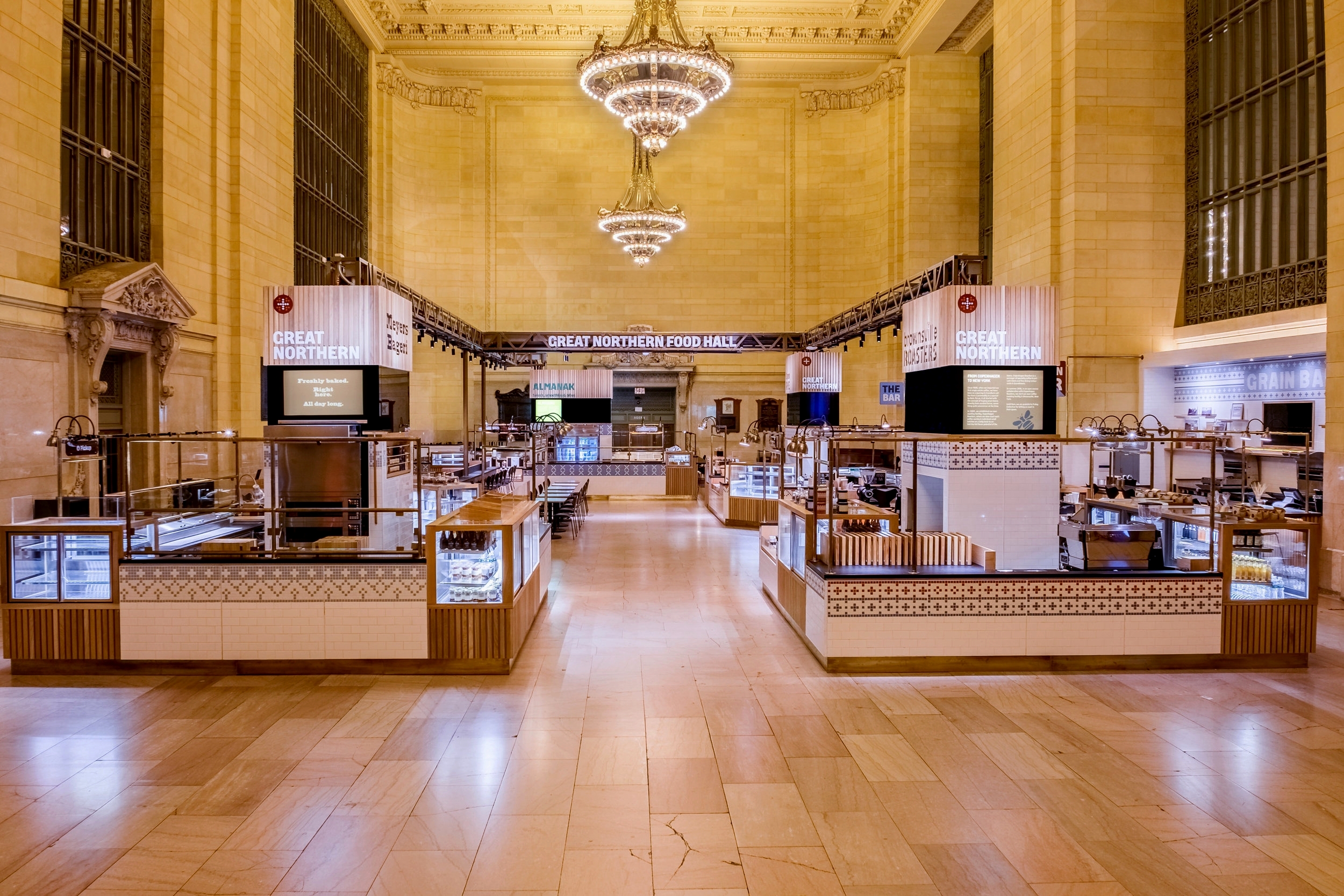 Richlite Countertops at Great Northern Food Hall in Grand Central Station
