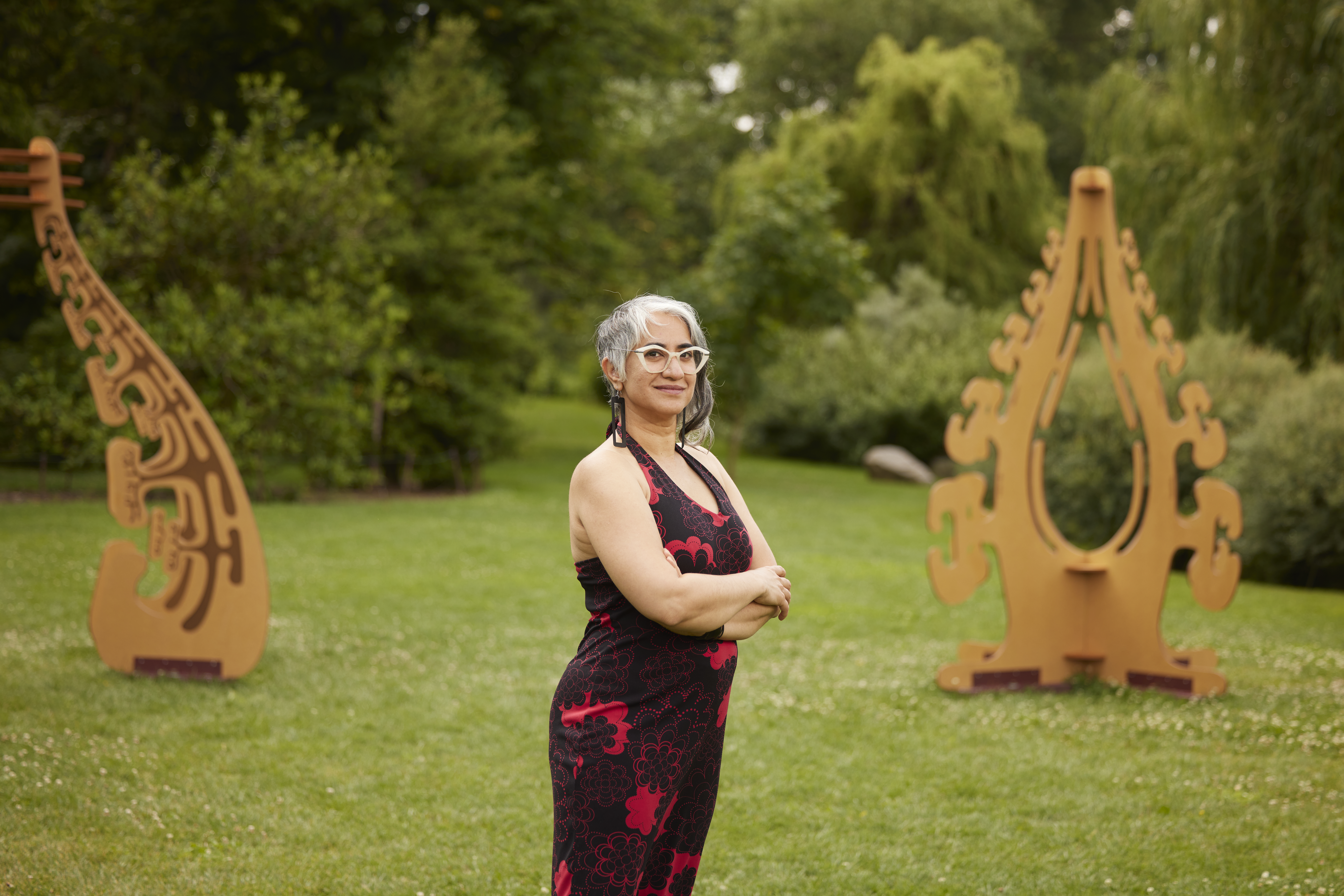 Wide Angle View of Seeds of Potential Art Installation by Seema Lisa Pandya