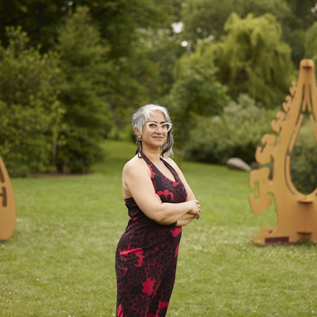 Wide Angle View of Seeds of Potential Art Installation by Seema Lisa Pandya